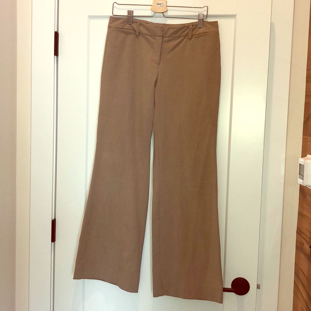 Tan Wide-Leg Trouser